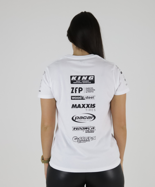 T-Shirt Branca Race Wear Collection