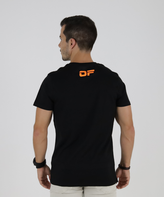 T-shirt Preta Champions Outline