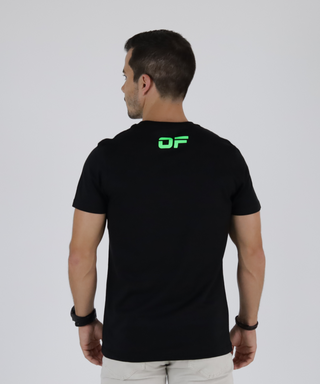 T-shirt Preta Champions Outline